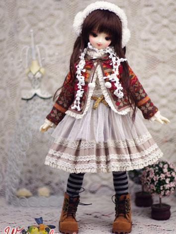 【Limited Item】BJD Clothes 1/4 Boy/Girl Baby Winter Beauty Suit for MSD Ball-jointed Doll