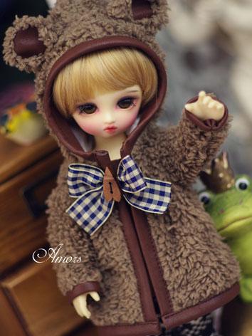 【Limited Item】BJD Clothes 1/6 Boy/Girl Baby Chocolate Warm Coat for YSD Ball-jointed Doll