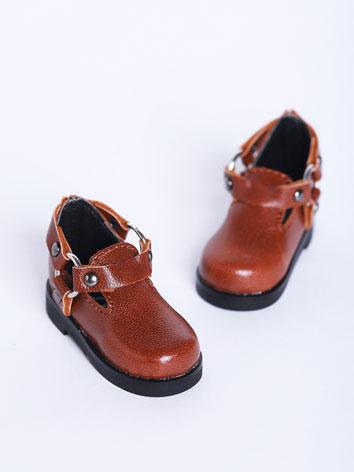 BJD Shoes Brown Shoes S45-033 for MSD Ball-jointed Doll