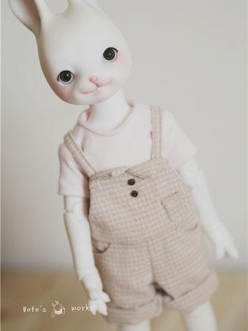 BJD Clothes 1/6 1/4 Girl/Boy Blue/Pink Jumpsuits for MSD/YSD Ball-jointed Doll