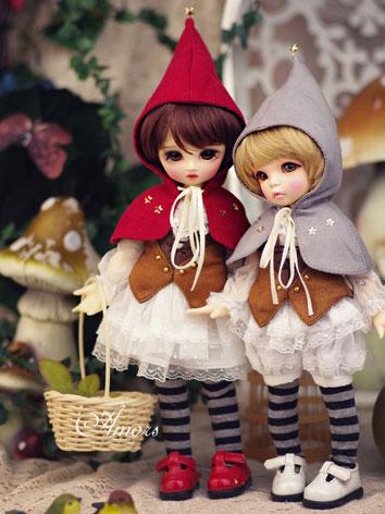 【Limited Item】BJD Clothes 1/6 Boy/Girl Red Hooding Suit for YSD Ball-jointed Doll