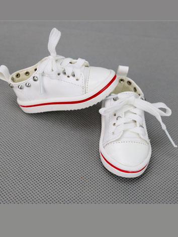 1/3 1/4 Shoes Girl/Boy Metallic Rivet Leisure Shoes for SD/MSD Size Ball-jointed Doll