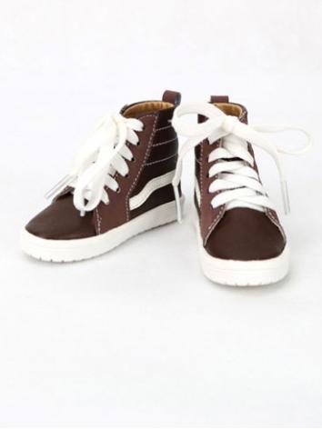 1/3 1/4 Shoes Male White/Br...