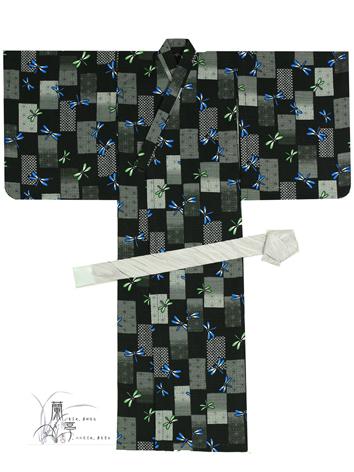 BJD Clothes Boy Kimono Yukata [Moting] for 75cm/70cm/SD/MSD/YSD Ball-jointed Doll