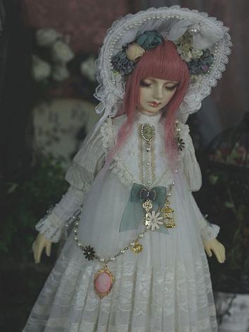 1/3 Outfit Girl White Dress 【Bai Teng】 for SD16/SD13/SD10 Ball-jointed Doll