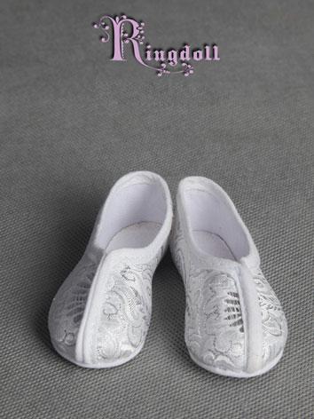 70cm Male Shoes Ancient White Shoes Rshoes70-8 for 70cm Size Ball-jointed Doll
