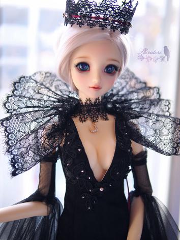1/3 Clothes BJD Girl Black Dress for SD Ball-jointed Doll
