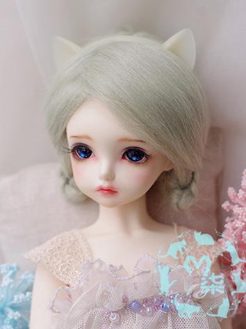 1/3 1/4 1/6 Wool Wig Green Hair for SD/MSD/YSD Size Ball-jointed Doll