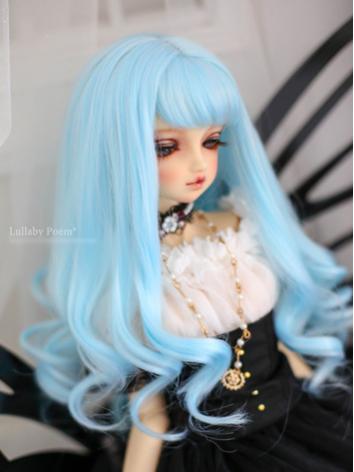 1/3 Wig Girl Dark Skyblue Hair LPW051 for SD Size Ball-jointed Doll
