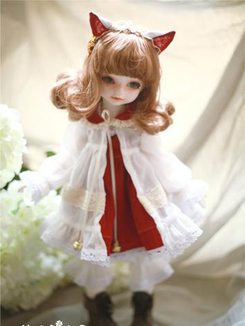 1/4 Clothes Girl Dress Suit for MSD/DSD Ball-jointed Doll