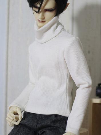 SD17/70CM Clothes Purple/White Highneck Sweater Top Boy for SD17/70CM Ball-jointed Doll