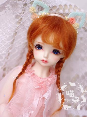 1/4 1/6 Wig Girl Oranges Brunches Hair for MSD/YSD Size Ball-jointed Doll