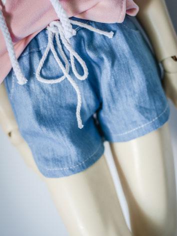 1/3 1/4 70cm Clothes Jeans Short Pants A194 for MSD/SD/70cm Size Ball-jointed Doll