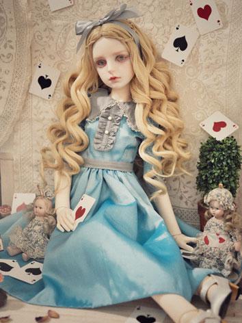 1/3 1/4 1/6 Retro Blue Dress +Good Morning Market+ for YSD/MSD/SD Size Ball-jointed Doll