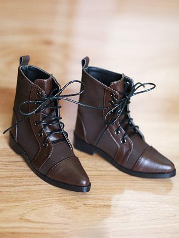 Bjd Boy Chocolate/Black Short Boots shoes for 70cm Ball-jointed Doll