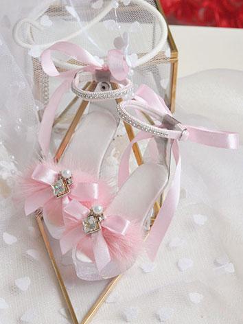 [Limited 5 Pairs]1/3 Shoes Girl White/Pink/Black Highheels for SD Ball-jointed Doll