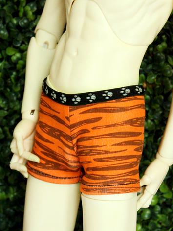 1/3 70cm Clothes Boy Underpants Orange Printed Panties for 70cm/SD Ball-jointed Doll