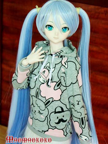 1/3 1/4 1/6 Clothes Boy/Girl Printed T-shirt Hoodies Top for SD/MSD/YSD Ball-jointed Doll