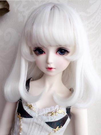 1/3 1/4 Wig Girl Coffee/Black/White/Black/Pink/Purple Curly Hair for SD/MSD Size Ball-jointed Doll