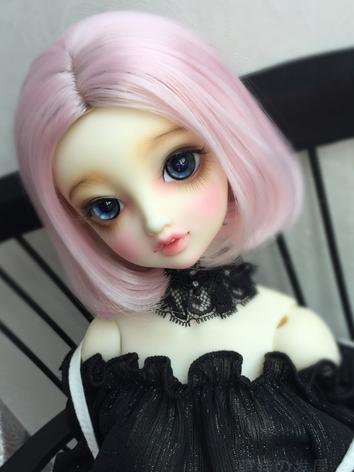 1/3 1/4 Wig Girl Coffee/Black/White/Black/Pink/Purple BOBO Hair for SD/MSD Size Ball-jointed Doll