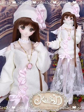 BJD Clothes SD10/SD13 size Dress White Dress Suit Ball-jointed Doll
