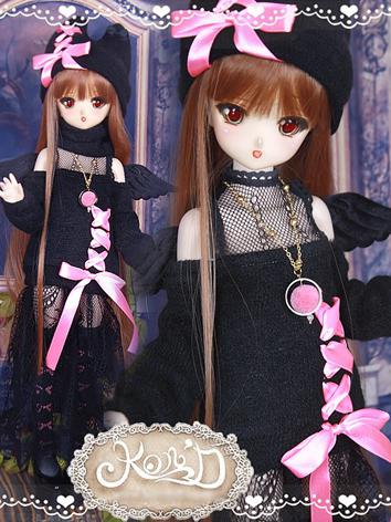 BJD Clothes MSD/MDD/DSD size Dress Black Dress Suit Ball-jointed Doll