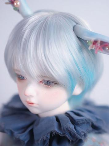 1/4 Wig Short Hair WG4-0019 for MSD Size Ball-jointed Doll