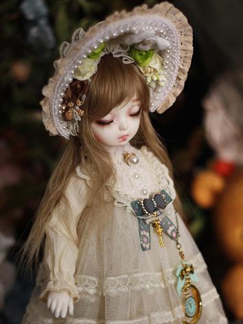 Bjd Clothes Beige Girl Dress Suit for YO-SD Ball-jointed Doll