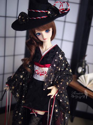 1/3 Clothes BJD Girl Black Suit for SD Ball-jointed Doll