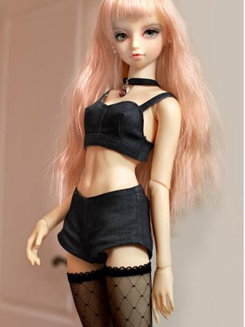 BJD Clothes Female Black Bra+Short Pants Suit for SD Ball-jointed Doll