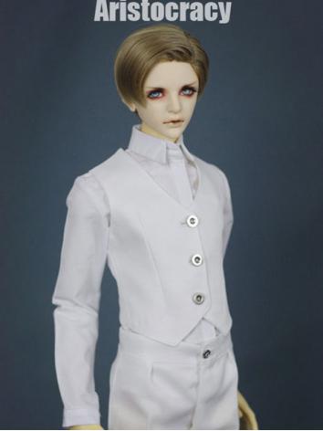 Bjd Clothes White Suit for SD10/SD13/SD17/70CM Ball-jointed Doll