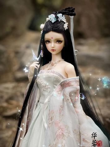 [Limited Item]BJD 1/3 ancient female wig(black)/Hua Rong WG316041H for SD Size Ball-jointed Doll