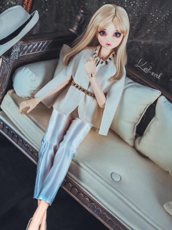 BJD Clothes Girl White Lady Suit for SD Ball-jointed Doll