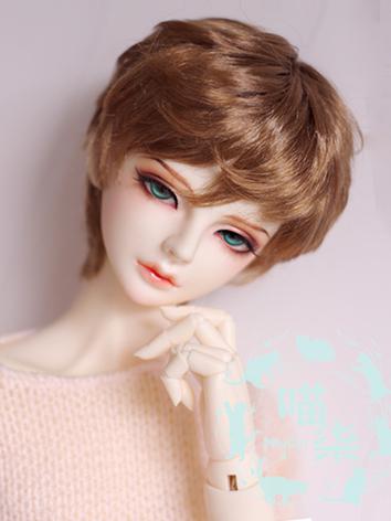 1/3 1/6 Girl Wig Brown Curly Hair for SD/YSD Size Ball-jointed Doll