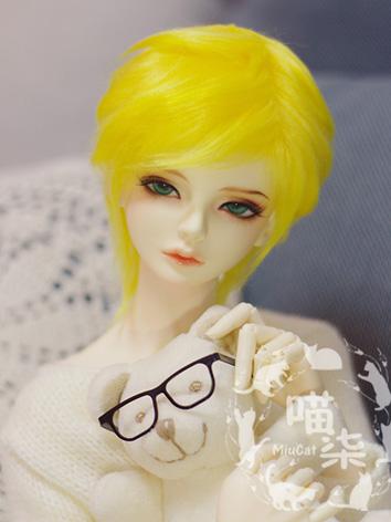 1/3 1/4 1/6 Wool Wig Yellow Hair for SD/MSD/YSD Size Ball-jointed Doll