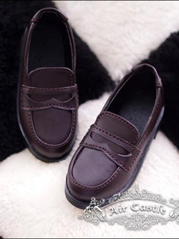 Bjd 1/4 1/3 Girl/Boy Shoes Brown/Black Shoes for MSD Ball-jointed Doll