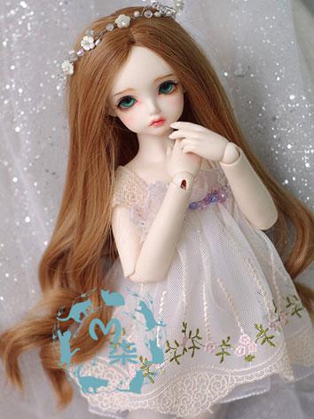 BJD Girl Wig Brown Wig for SD Ball Jointed Doll
