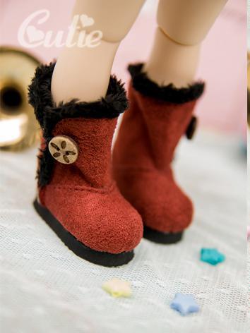 Bjd Shoes Girl/Boy Snowy Boots for MSD Size Ball-jointed Doll