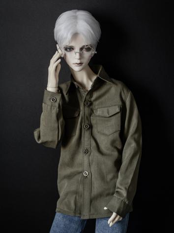 1/3 1/4 70cm Clothes Dark Blue/Green Shirt A203 for MSD/SD/70cm Size Ball-jointed Doll