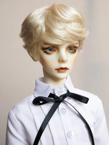 1/3 1/4 1/6 Wig Boy Short Light Gold Hair Wig for SD/MSD/YSD Size Ball-jointed Doll
