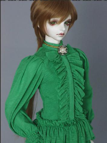 Bjd Clothes Green Retro Shirt for MSD/SD10/SD13/SD17/70CM/72cm Ball-jointed Doll