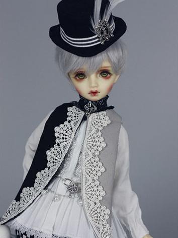 Bjd Clothes White Suit for MSD/DSD Ball-jointed Doll