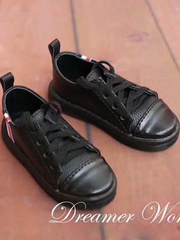 1/3 1/4 70cm Shoes Male Black Leisure Shoes for 70cm/SD/MSD Ball-jointed Doll