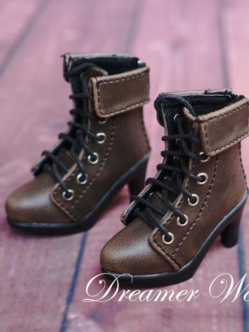 1/4 1/3 Bjd Girl Shoes Retro Ankle Boots for MSD/SD Ball-jointed Doll