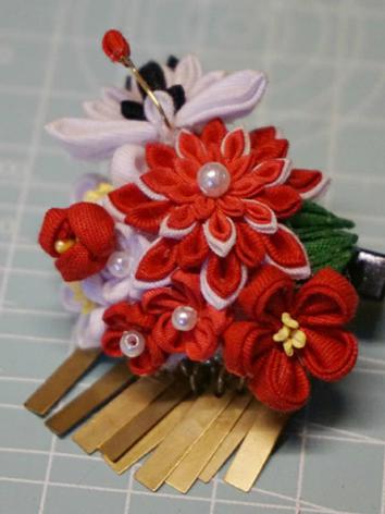 BJD Kimono Hairpin Hairpiece[SongHe]for SD/70cm Ball-jointed doll