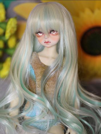 BJD Girl Mix Color Wig for SD/MSD Size Ball-jointed Doll