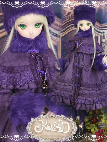 1/3 BJD Clothes SD/DD size Purple Dress Suit Ball-jointed Doll