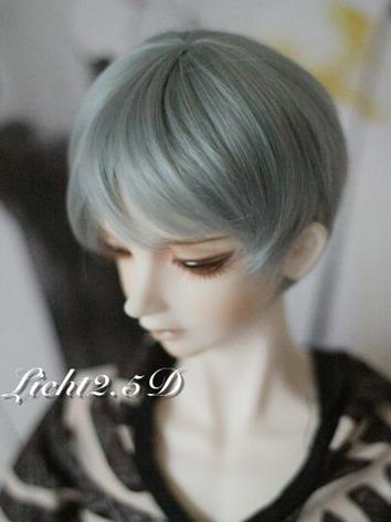 1/3 1/4 1/6 Wig Green/Gray Short Hair[NO.21] for SD/MSD/YSD Size Ball-jointed Doll