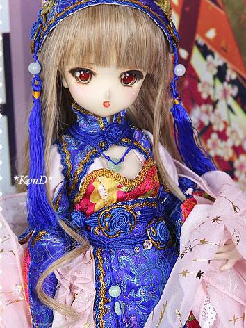 BJD Clothes MSD/MDD/DSD size Blue Suit Ball-jointed Doll
