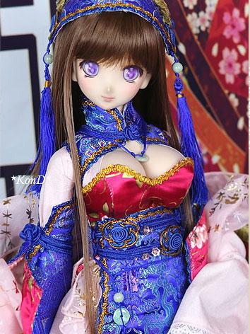 1/3 BJD Clothes SD/DD size Blue Dress Suit Ball-jointed Doll